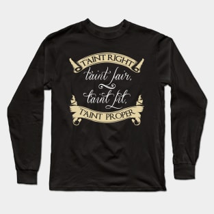 Poldark Quote Long Sleeve T-Shirt